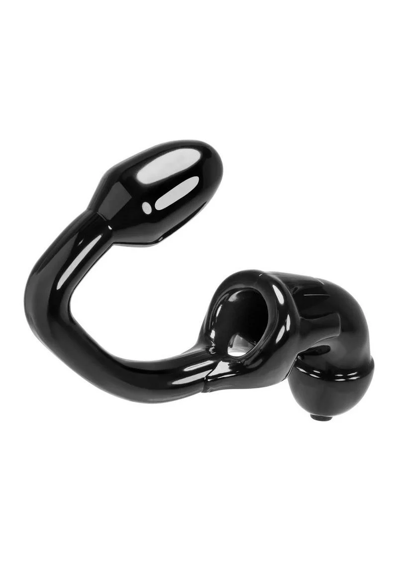 Oxballs Tailpipe Chastity Cock Lock with Butt Plug - Image 4