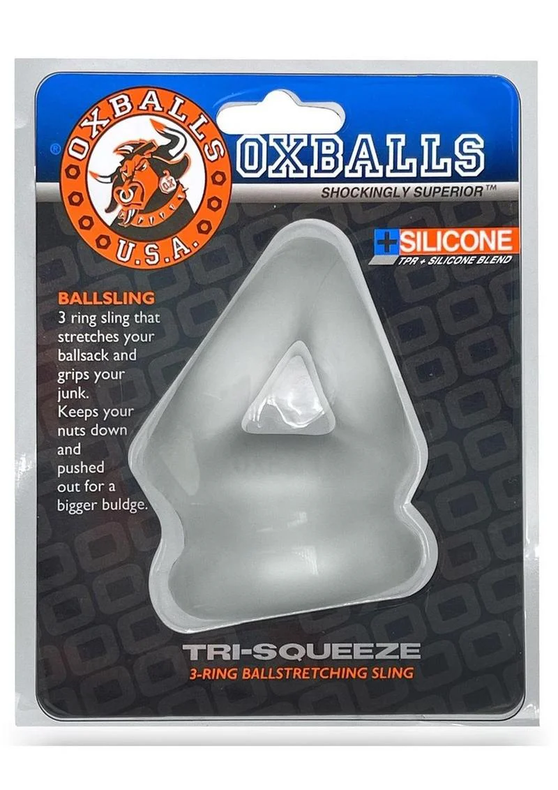 Oxballs Tri-Squeeze Silicone 3-Ring Ball Stretching Sling - Image 10
