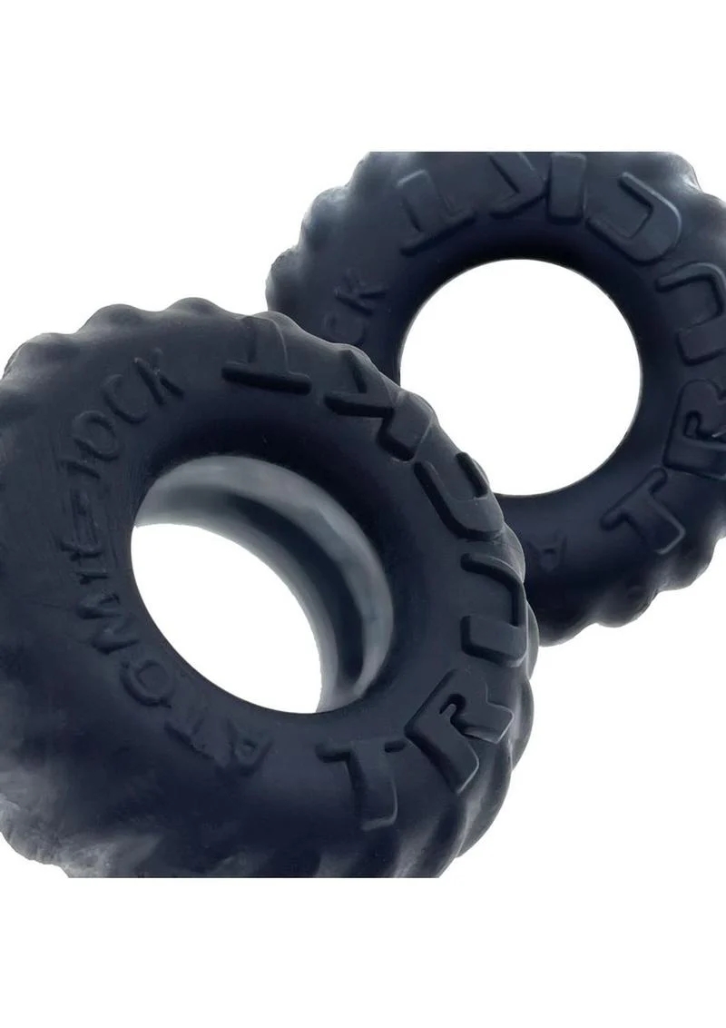 Oxballs Truckt Plus+ Silicone Cock Ring (2 Pack) - Night Edition - Image 4