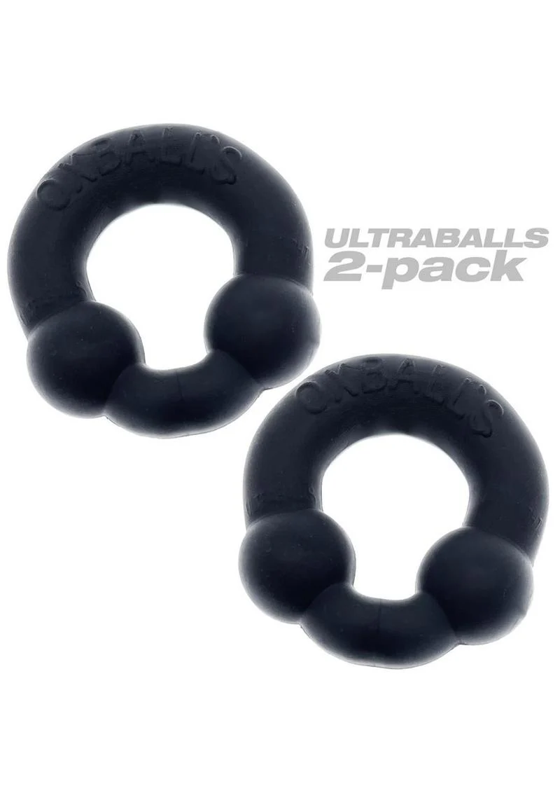 Oxballs Ultraballs Cock Ring Set (2 Pack)- Night Edition - Image 4