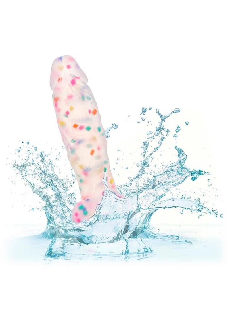 Party Boy Silicone Studs Dong with Suction Cup 5.25in Insert - Image 4