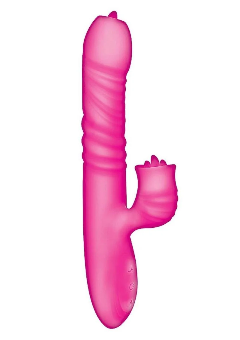 Passion Grabber Heat Up Rechargeable Silicone Rabbit Vibrator