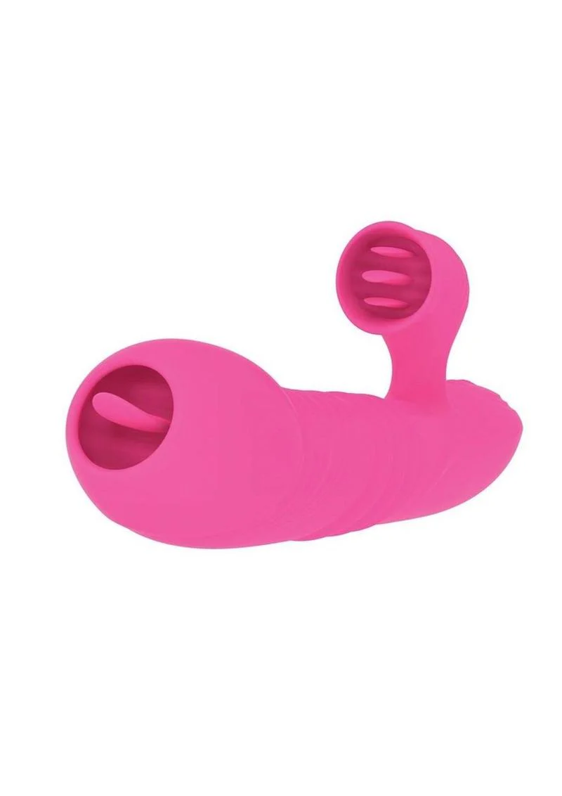 Passion Grabber Heat Up Rechargeable Silicone Rabbit Vibrator - Image 4