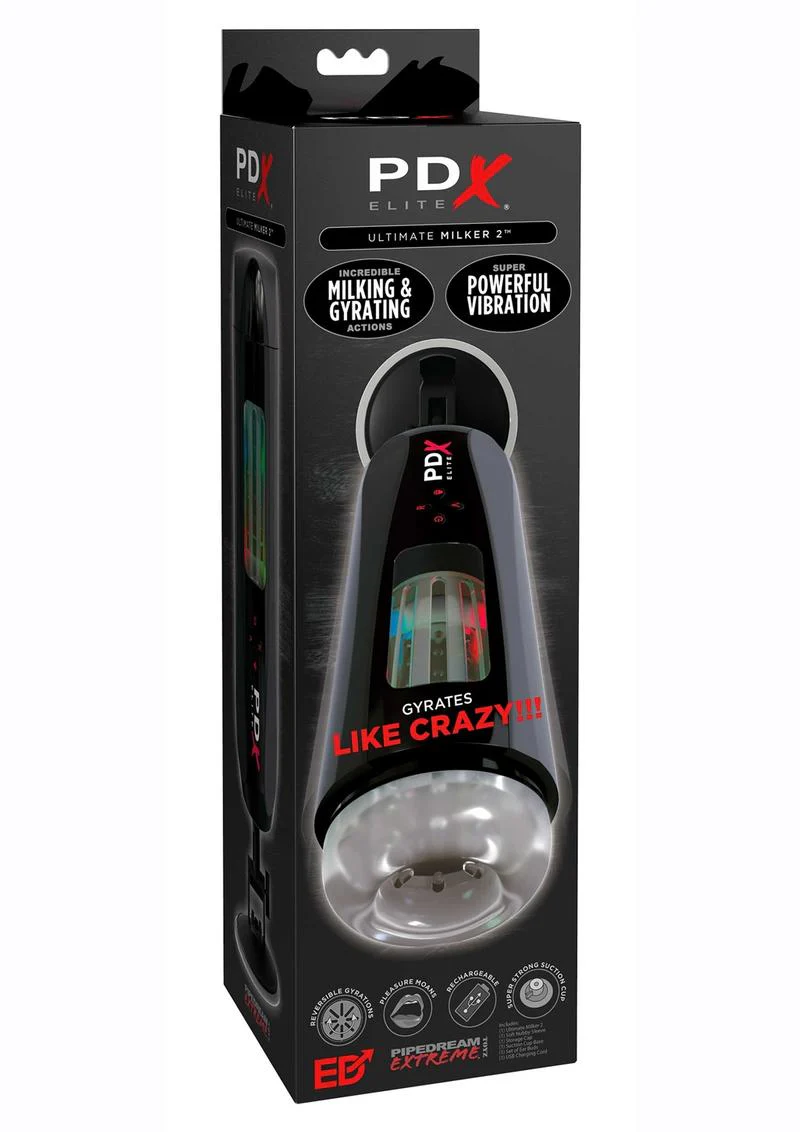 Pdx Elite Ultimate Milker 2 Rechargeable Masturbator - Image 2