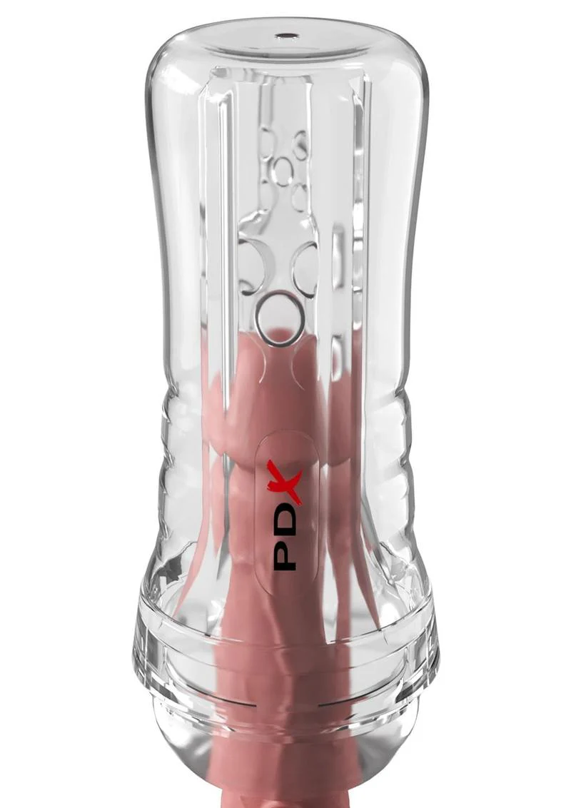 Pdx Elite Viewtube See-Thru EZ-Grip Stroker - General Orifice - Image 3