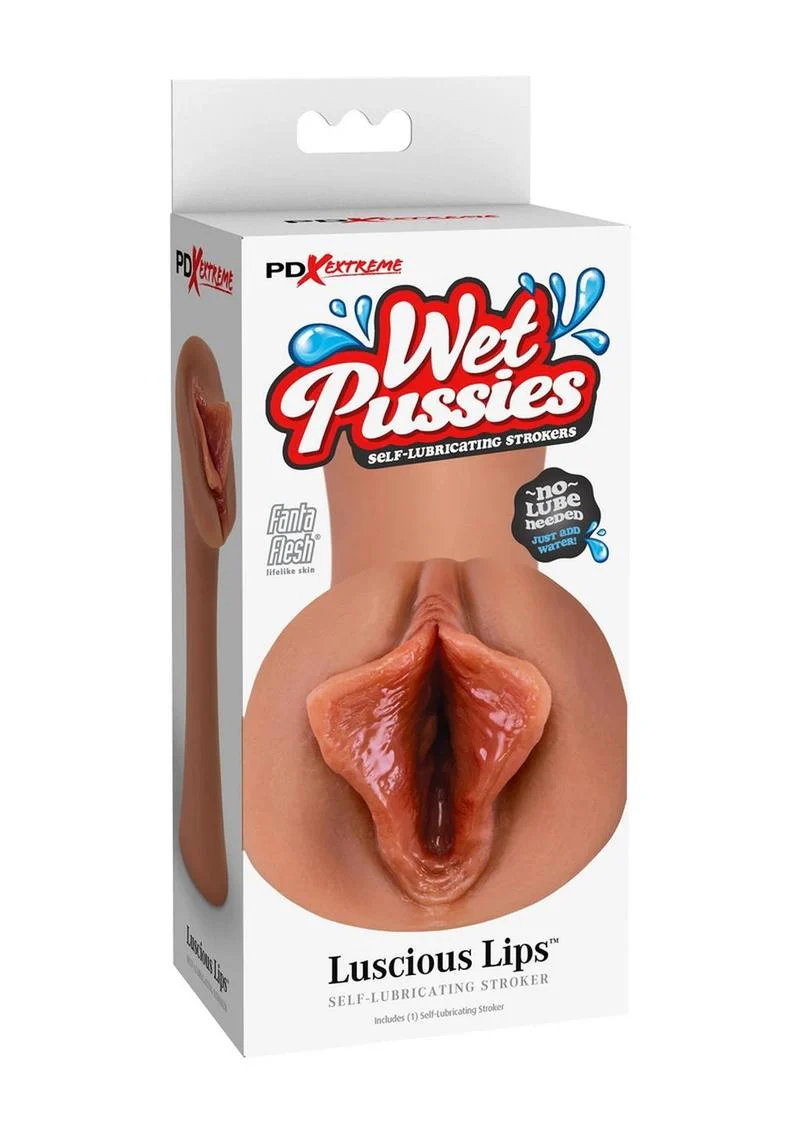 Pdx Extreme Wet Pussies Luscious Lips Self Lubricating Stroker - Image 10