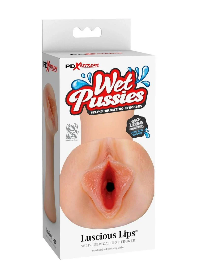 Pdx Extreme Wet Pussies Luscious Lips Self Lubricating Stroker - Image 4