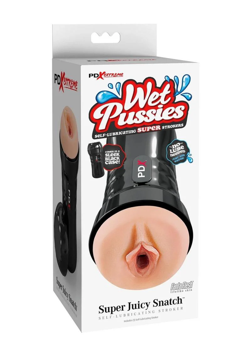 Pdx Extreme Wet Pussies Super Juicy Snatch Self Lubricating Stroker - Image 3