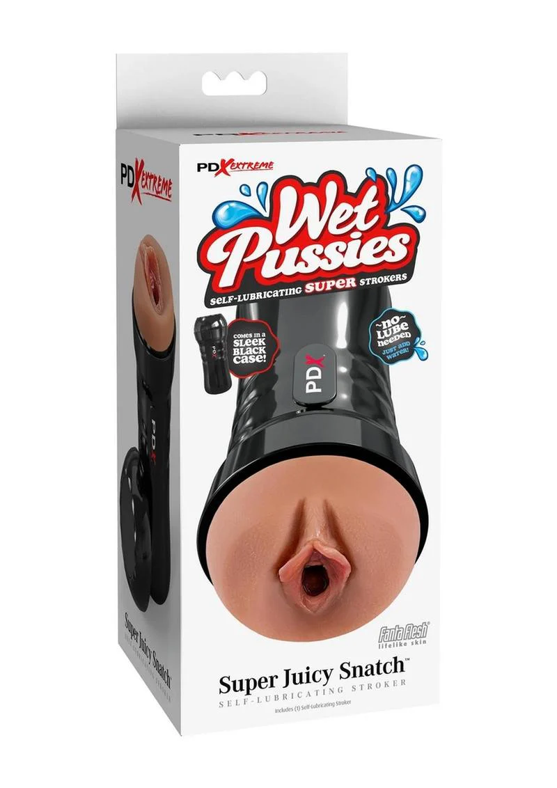 Pdx Extreme Wet Pussies Super Juicy Snatch Self Lubricating Stroker - Image 6