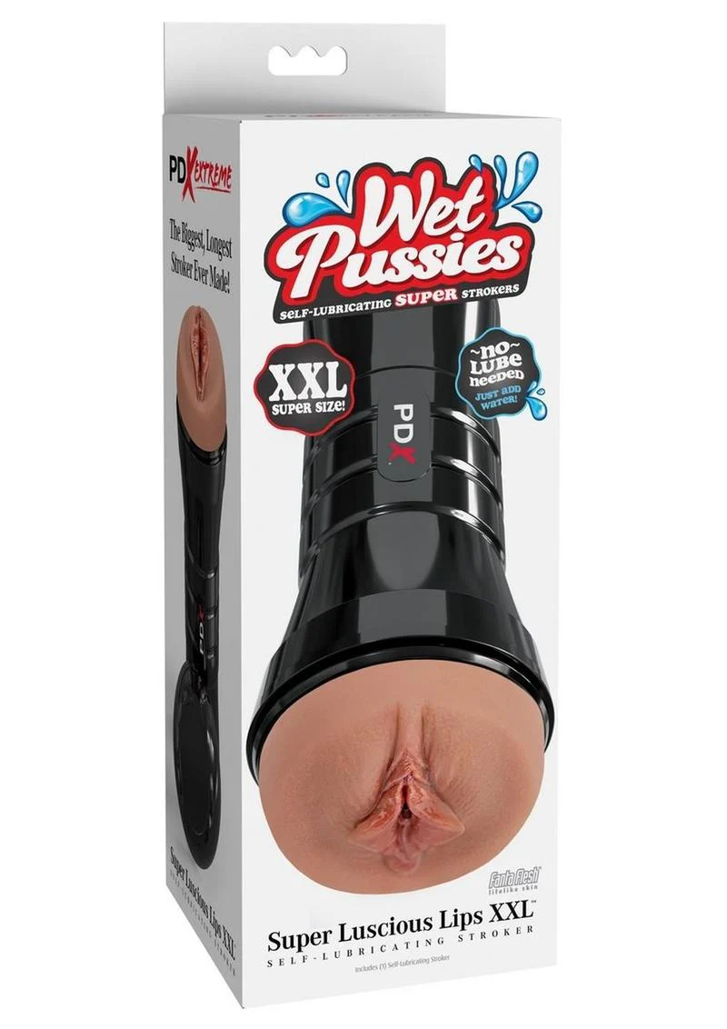 Pdx Extreme Wet Pussies Super Luscious Lips XXL Self Lubricating Stroker - Image 3