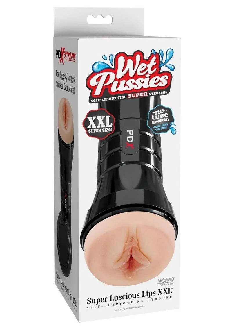 Pdx Extreme Wet Pussies Super Luscious Lips XXL Self Lubricating Stroker - Image 6