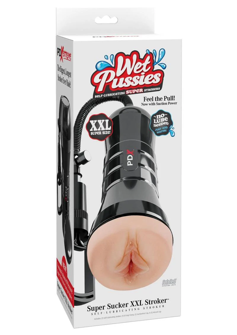Pdx Extreme Wet Pussies Super Sucker XXL Stroker - Pussy - Image 6