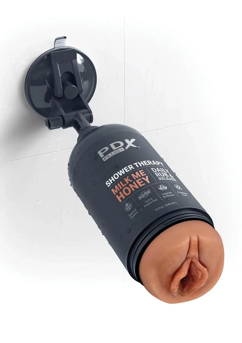Pdx Plus Shower Therapy Milk Mehoney Discreet Stroker - Image 4
