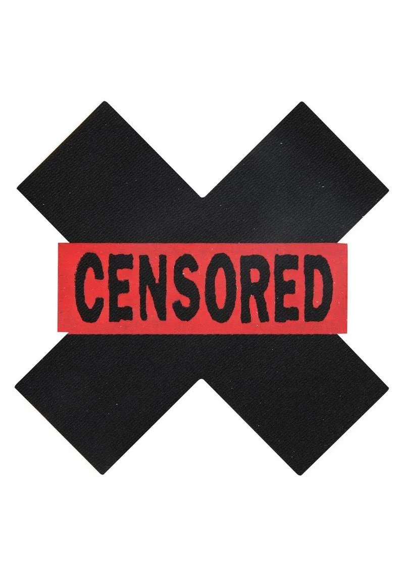 Peekaboo Censored Hearts and X Pasties - Image 4