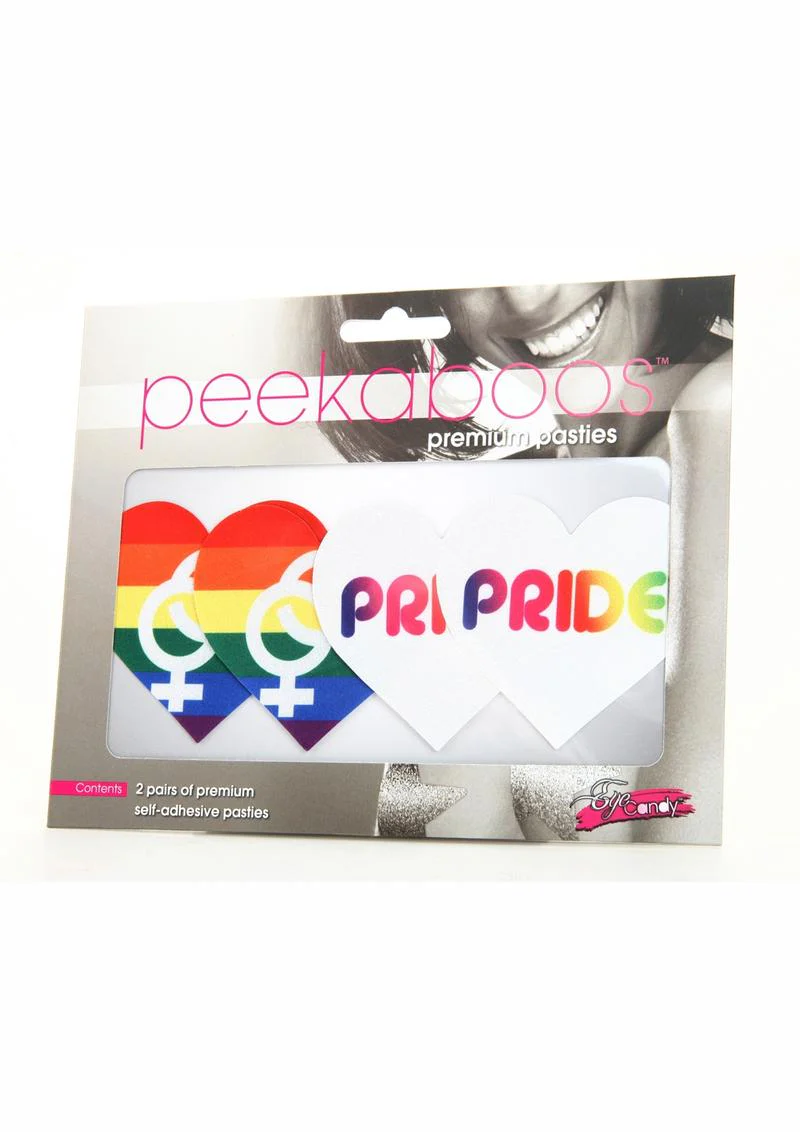 Peekaboo Pride Hearts Pasties - Image 2