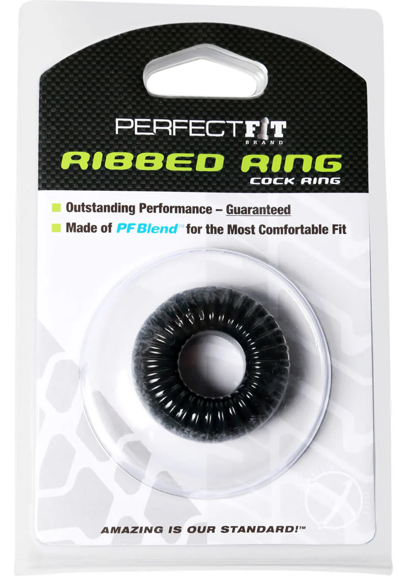 Perfect Fit Ribbed Ring Cock Ring - Image 3