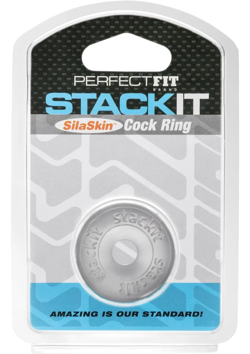 Perfect Fit Stackit Silaskin Cock Ring - Image 5