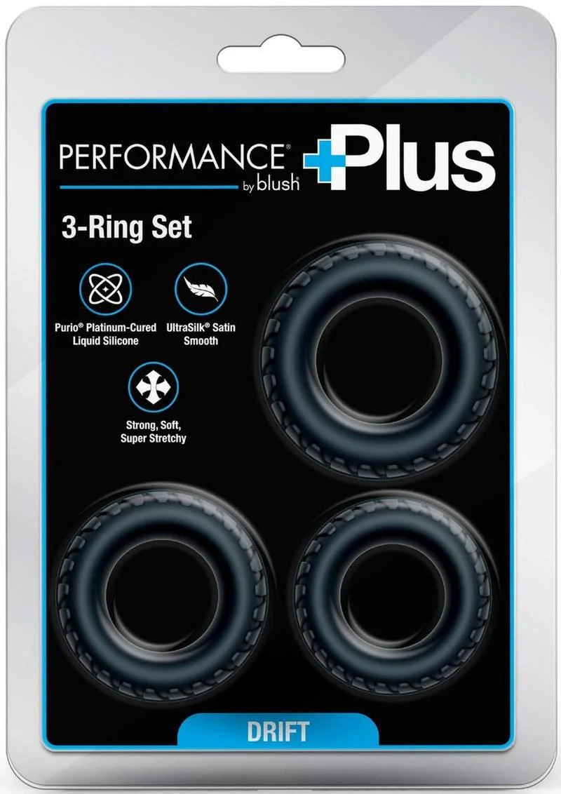 Performance Plus Drift Silicone Cock Rings - Image 2