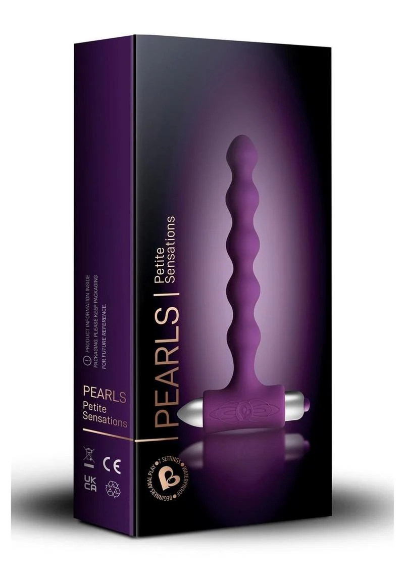 Petite Sensations Pearls Silicone Vibrating Anal Beads - Image 2