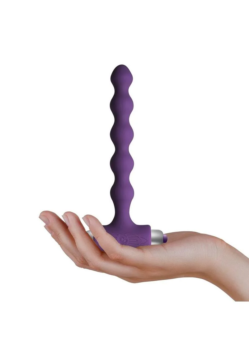 Petite Sensations Pearls Silicone Vibrating Anal Beads - Image 4