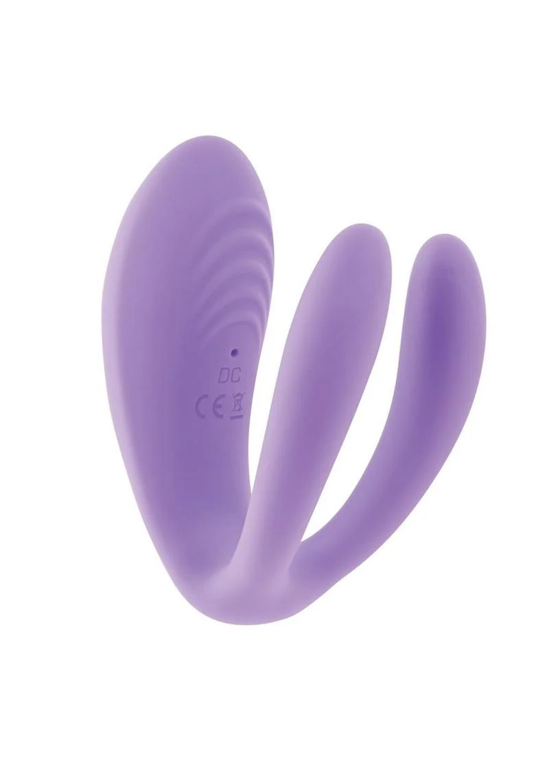 Petite Tickler Rechargeable Silicone Triple Stimulating Mini Vibrator with Remote Control - Image 4