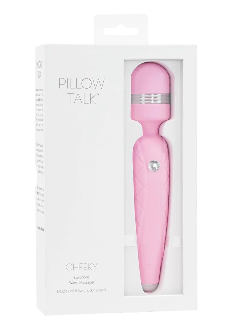 Pillow Talk Cheeky Silicone Rechargeable Wand Massager - Image 3