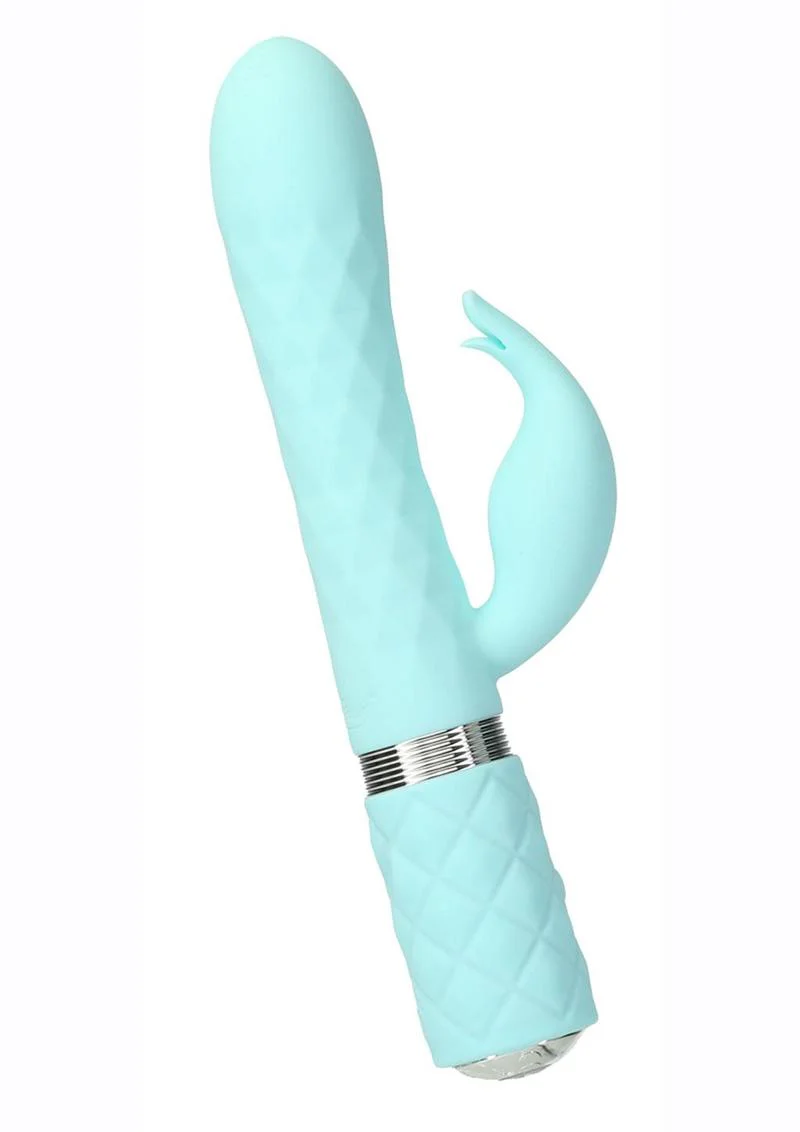 Pillow Talk Lively Silicone Rechargeable Dual Motor Massager with Swarovski - Image 2