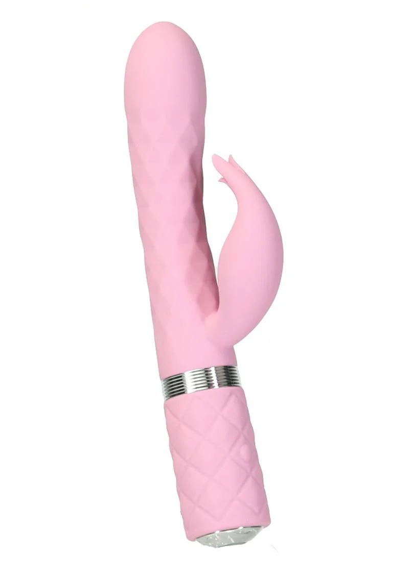Pillow Talk Lively Silicone Rechargeable Dual Motor Massager with Swarovski - Image 4
