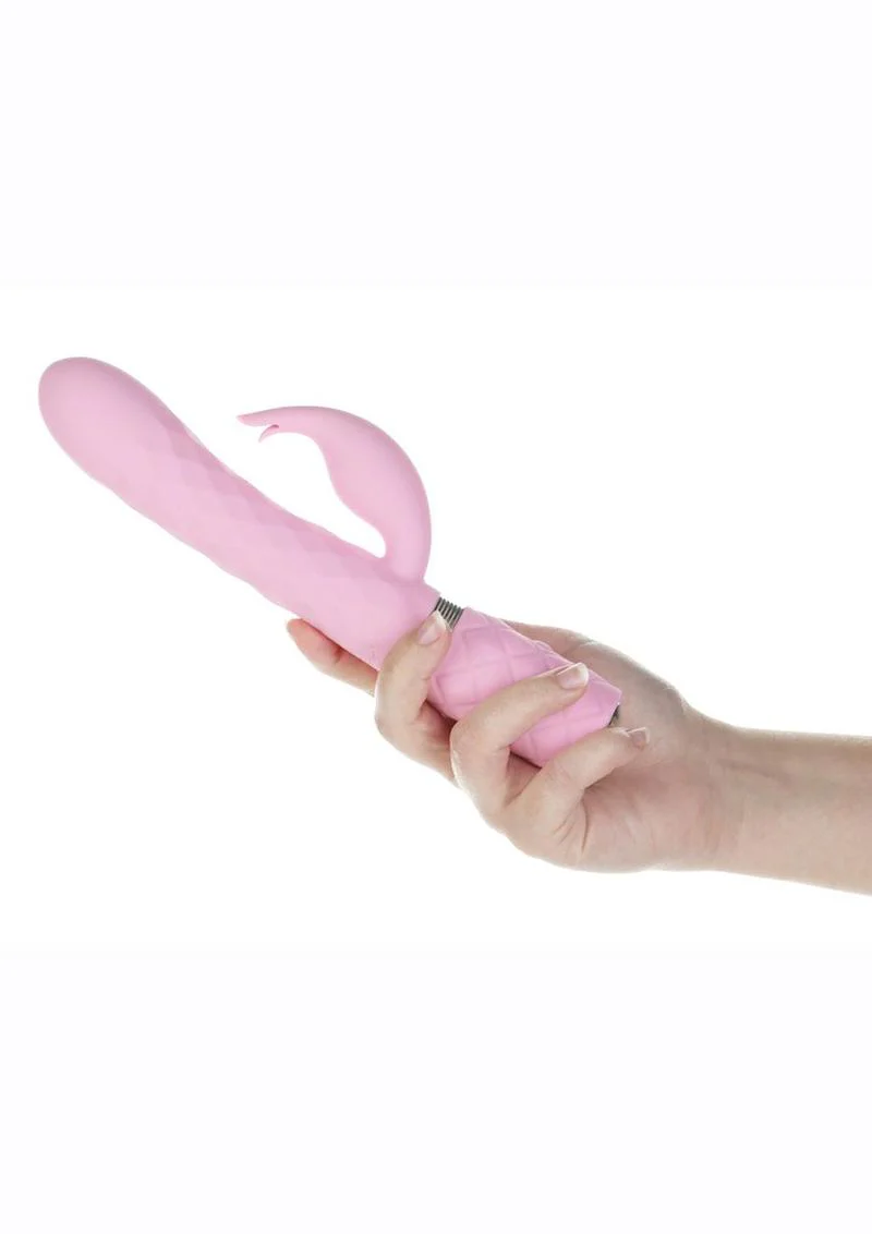 Pillow Talk Lively Silicone Rechargeable Dual Motor Massager with Swarovski - Image 5