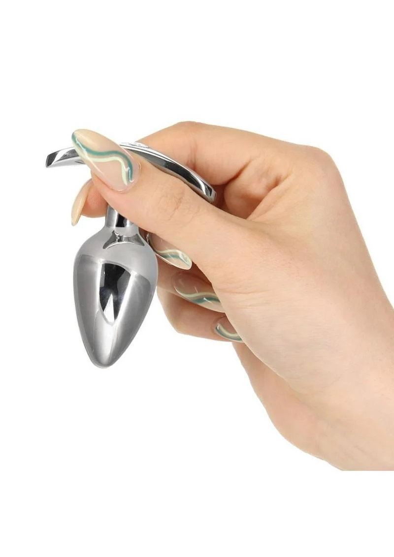 Pillow Talk Sneaky Luxurious Stainless Steel Anal Plug - Image 4