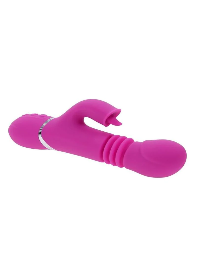 Pink Dragon Rechargeable Silicone Multi Vibrator - Image 3