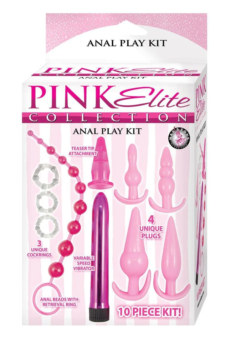Pink Elite Collection Vibrating Anal Play Kit - Image 2