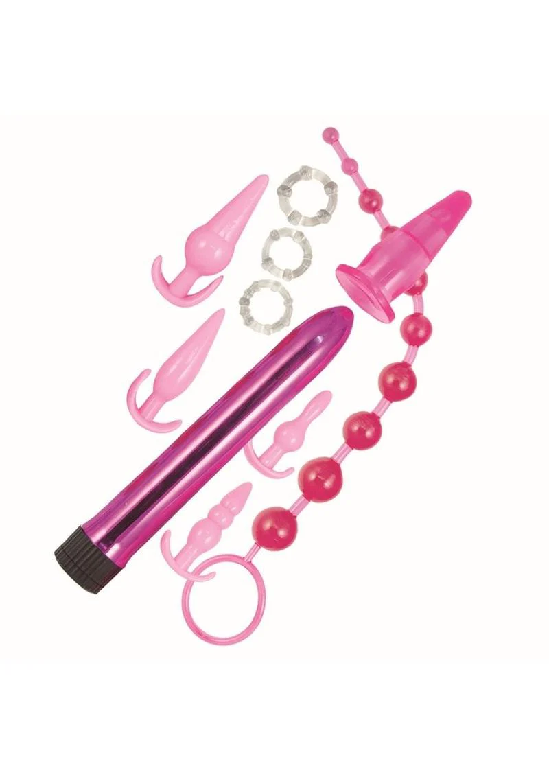 Pink Elite Collection Vibrating Anal Play Kit - Image 3