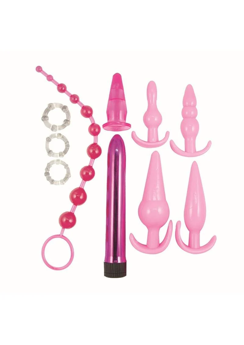 Pink Elite Collection Vibrating Anal Play Kit - Image 4
