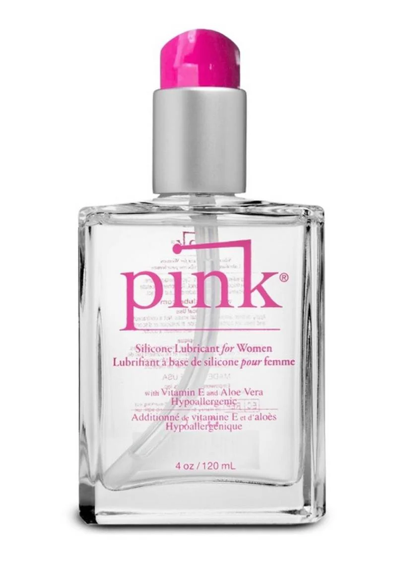 Pink Glass Bottle - Image 2