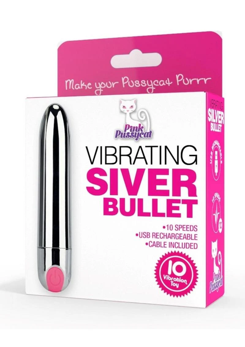 Pink Pussycat Rechargeable Vibrating Bullet - Image 2