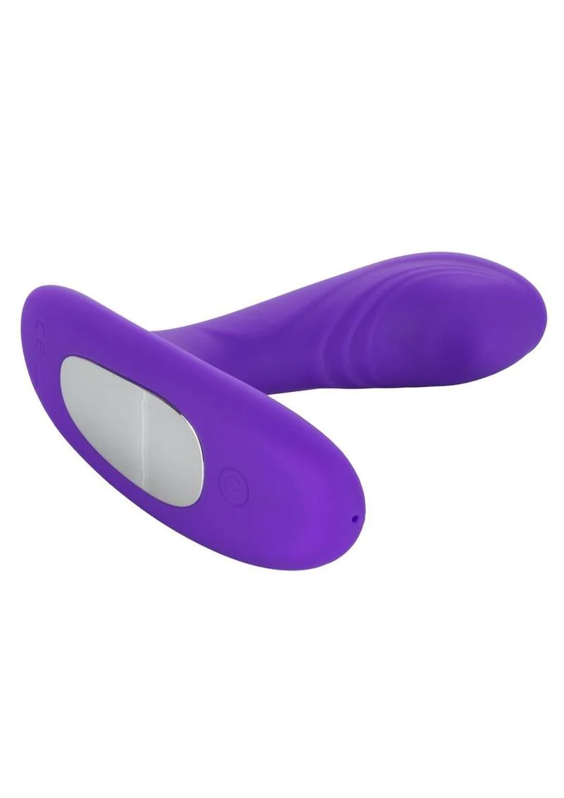 Pinpoint Pleaser Silicone Rechargeable P-Spot Vibrator with Remote Control - Image 3