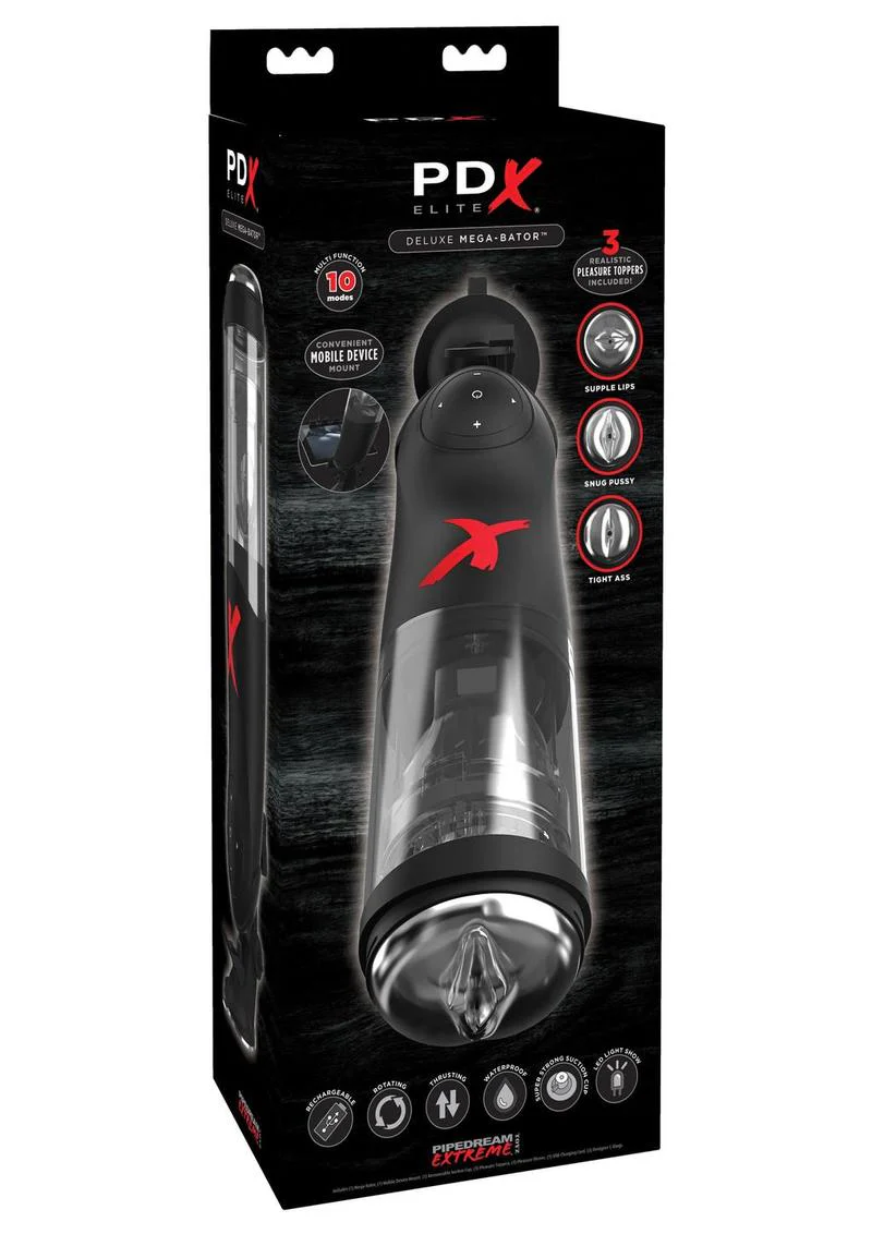 Pipedream Extreme Elite Rechargeable Deluxe Mega-Bator Masturbator - Image 2