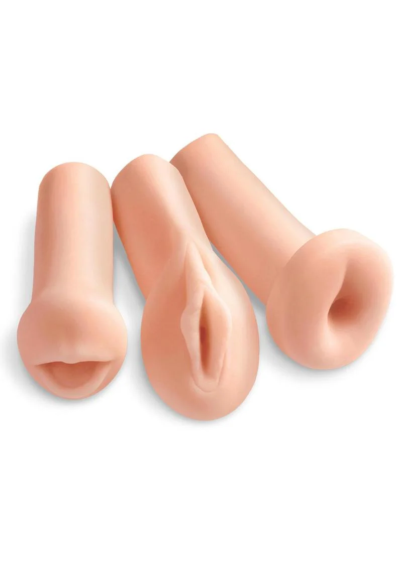 Pipedream Extreme Toyz All 3 Holes Masturbator Kit - Image 3