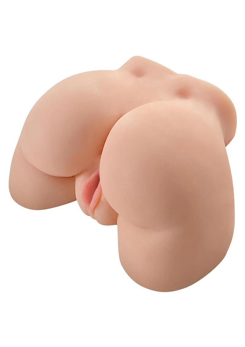 Pipedream Extreme Toyz Phat Ass White Girl Vibrating Masturbator - Pussy and Butt - Image 3