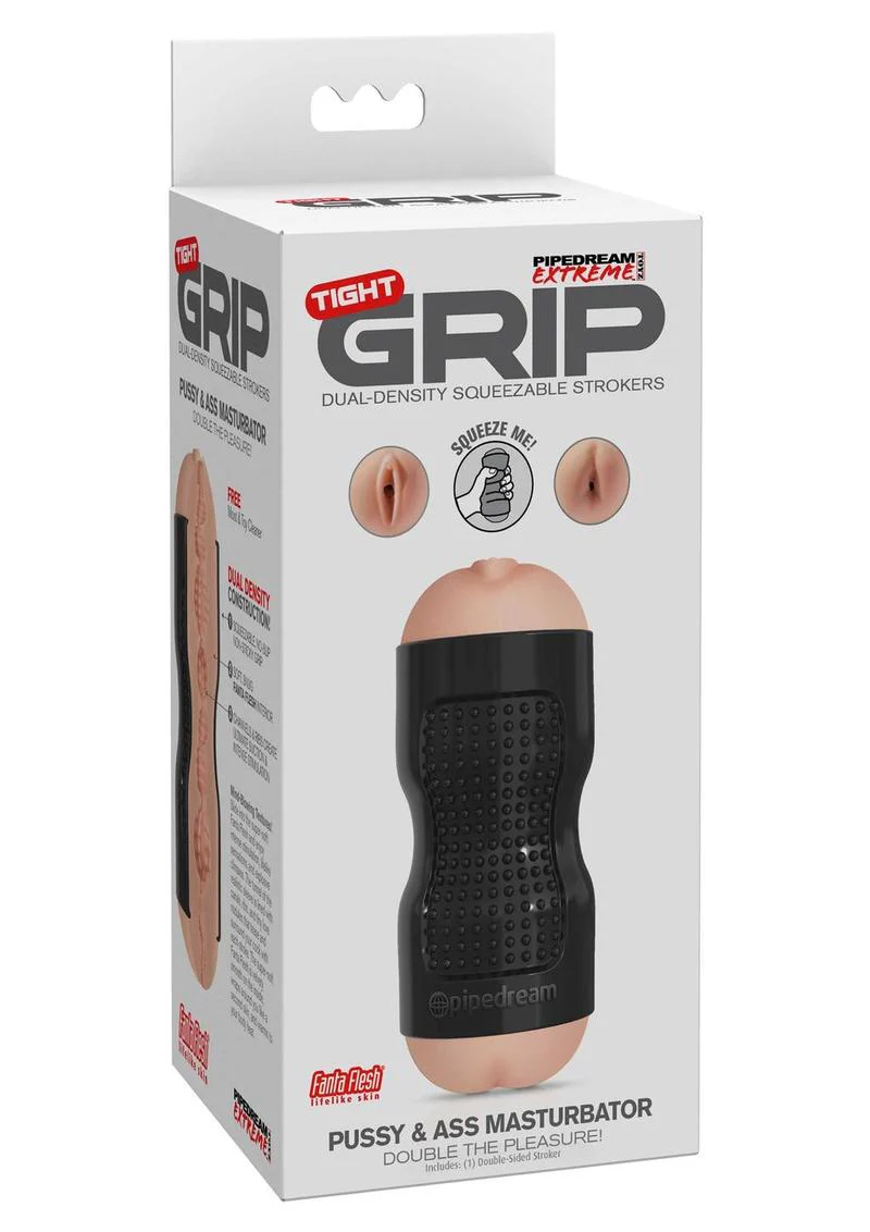 Pipedream Extreme Toyz Tight Grip Pussy and Ass Masturbator - Pussy and Butt - Image 2