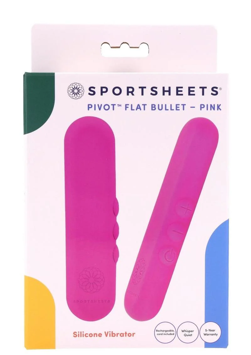 Pivot Flat Bullet Rechargeable Silicone Mini Vibe - Image 3