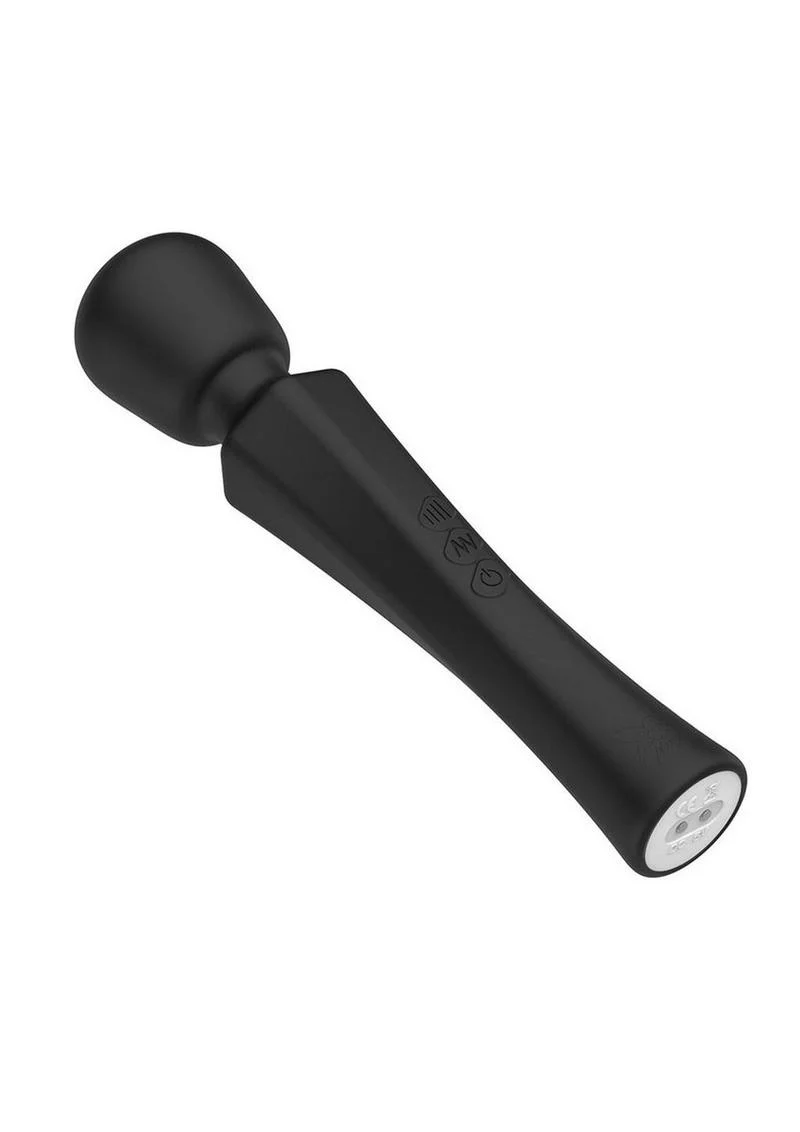 Pixey Aquamini Rechargeable Silicone Body Wand - Black Edition - Image 3