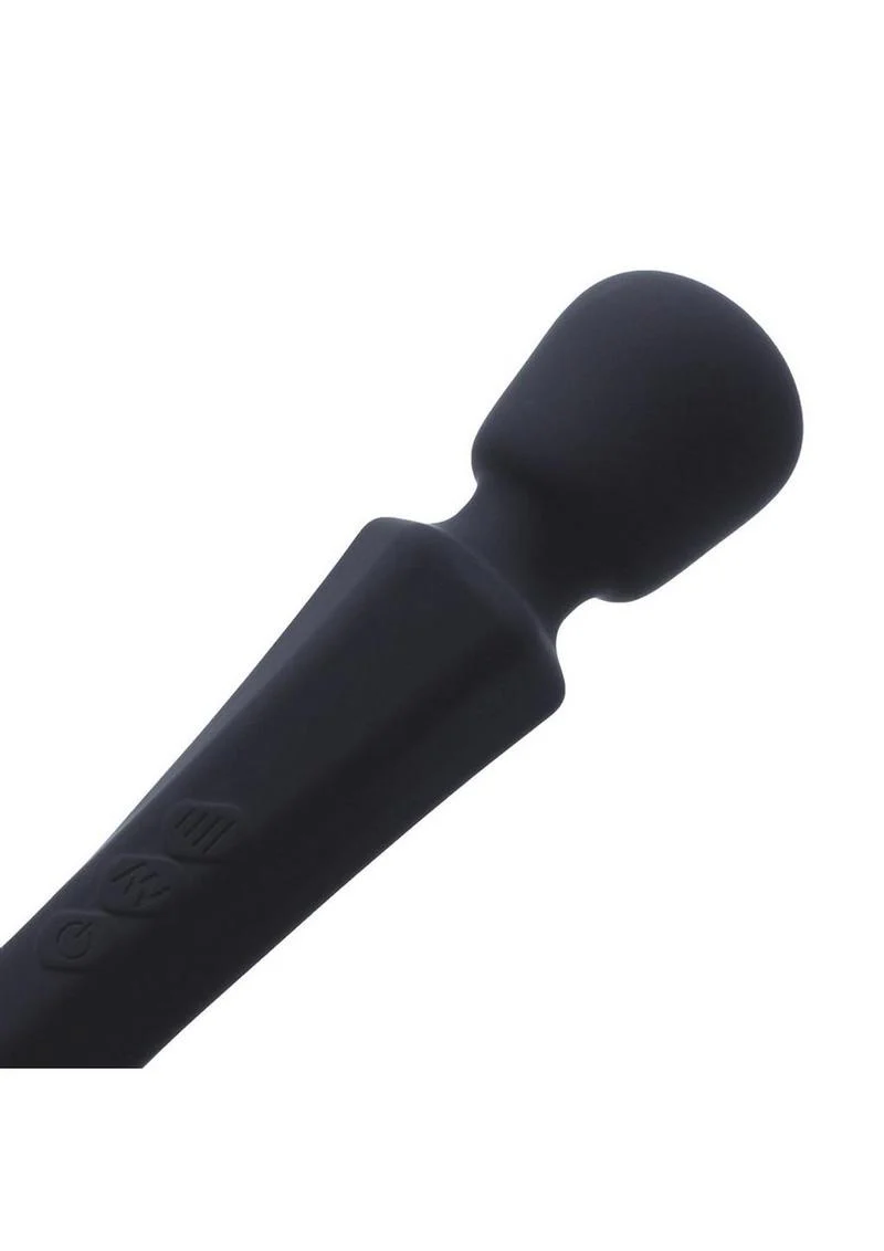 Pixey Aquamini Rechargeable Silicone Body Wand - Black Edition - Image 4