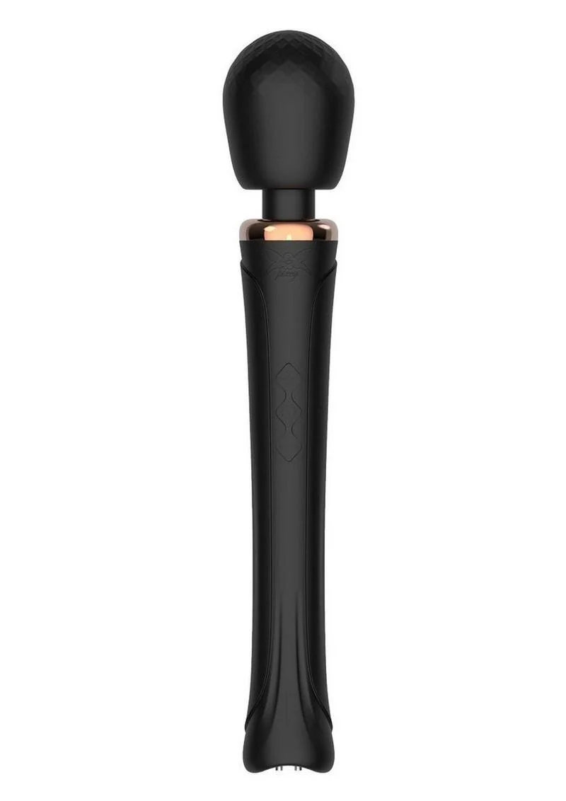 Pixey Aquawand Rechargeable Silicone Body Wand - Black Edition - Image 2