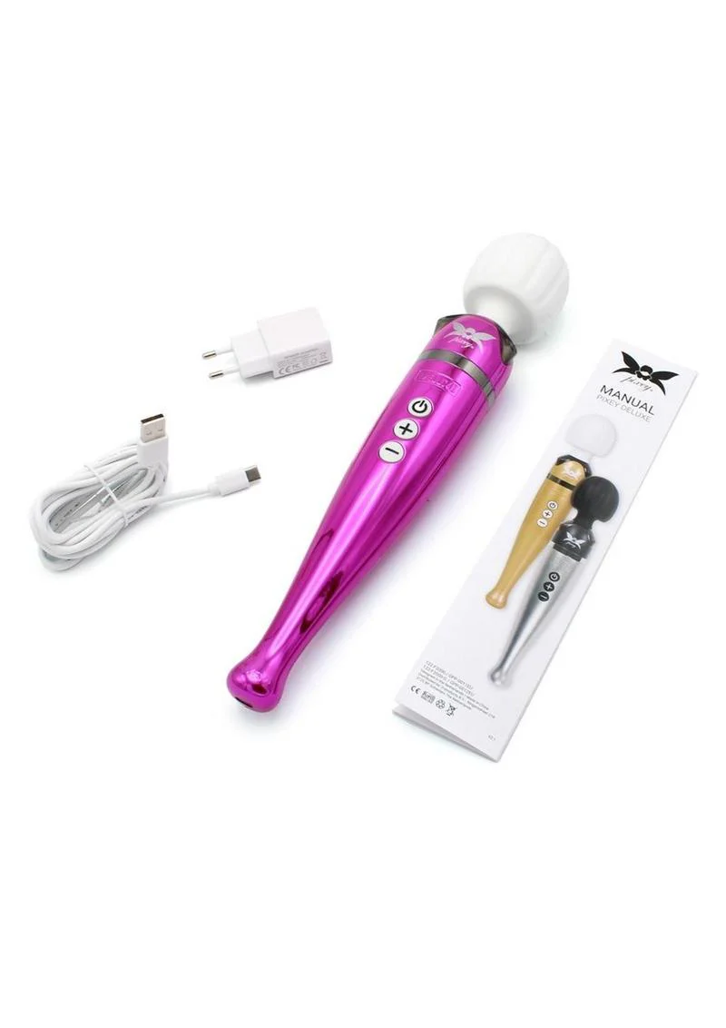 Pixey Deluxe Rechargeable Wireless Wand - Pink Chrome - Image 4