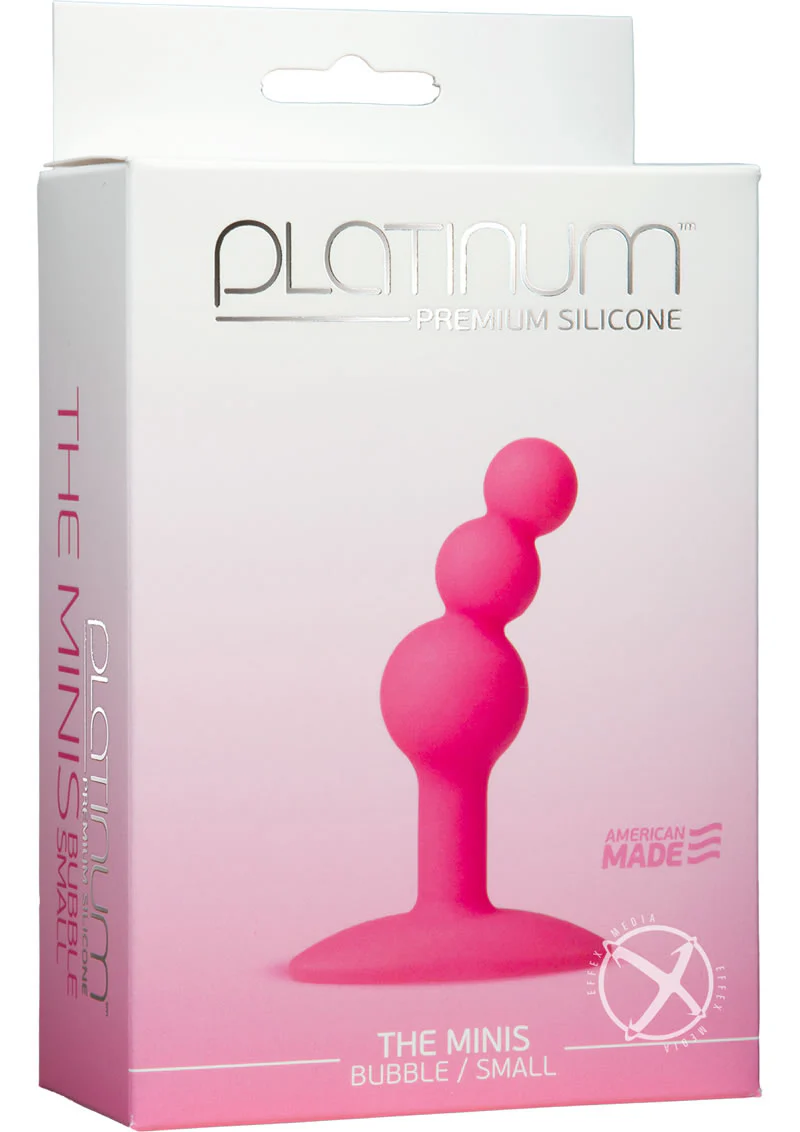 Platinum Premium Silicone - The Minis - Bubble - Small Anal Plug - Image 2