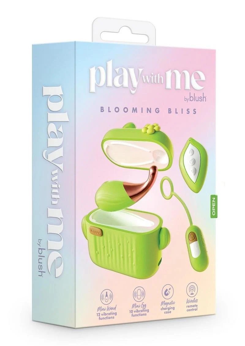 Play with Me Blooming Bliss Rechargeable Silicone Mini Vibrator - Image 2