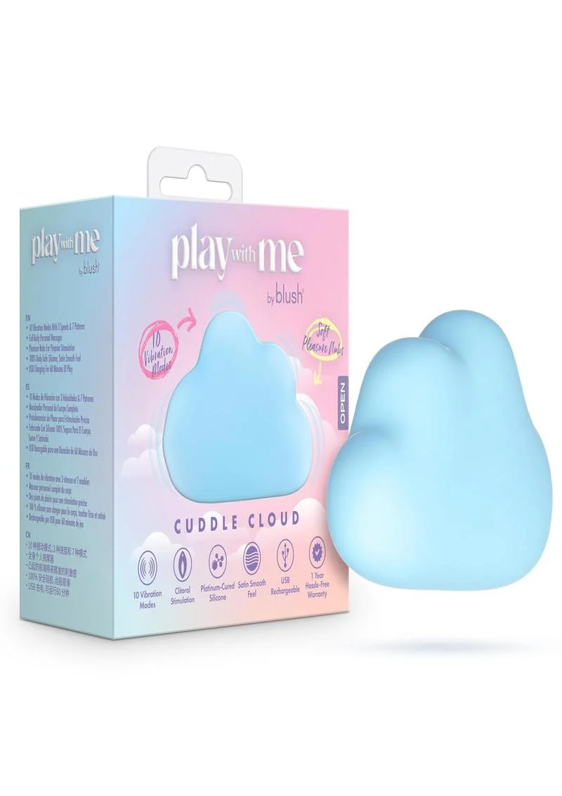 Play with Me Cuddle Cloud Rechargeable Silicone Clitoral Massager - Image 2