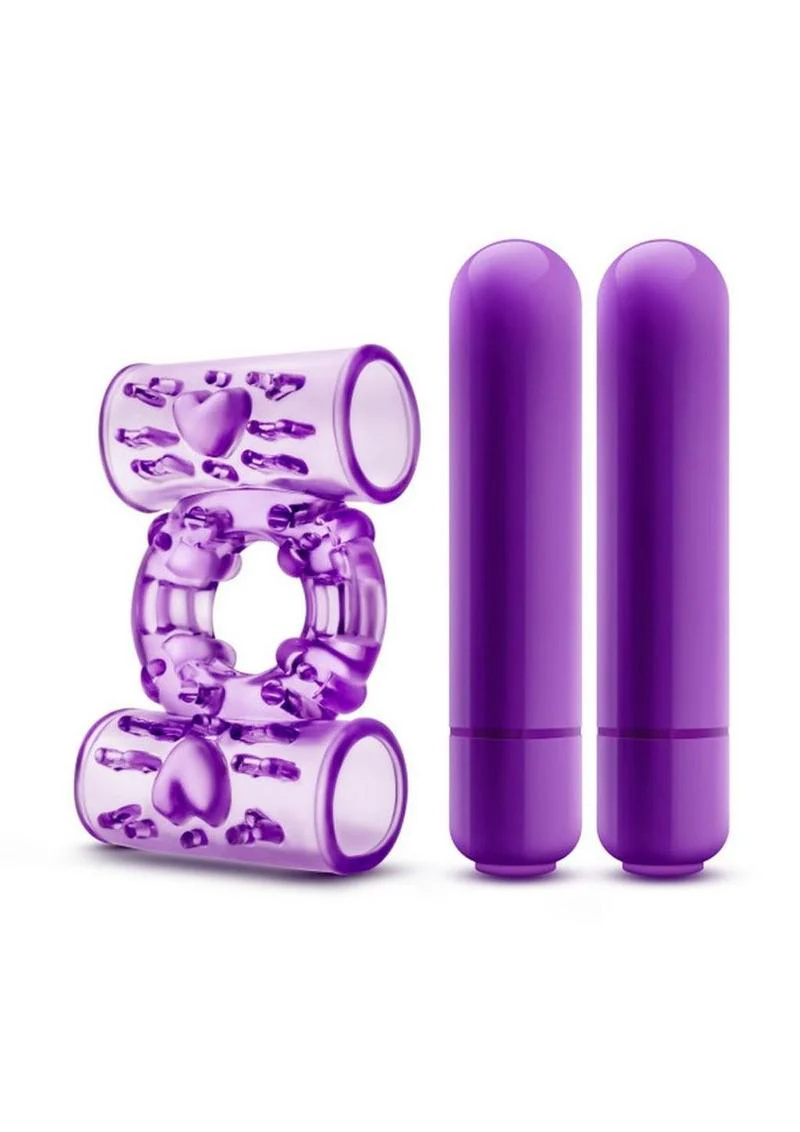 Play with Me Double Play Dual Vibrating Cock Ring - Image 3